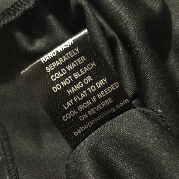 Bebop Dress Medium Black Gray 28" Elastic Waist - Picture 6 of 7